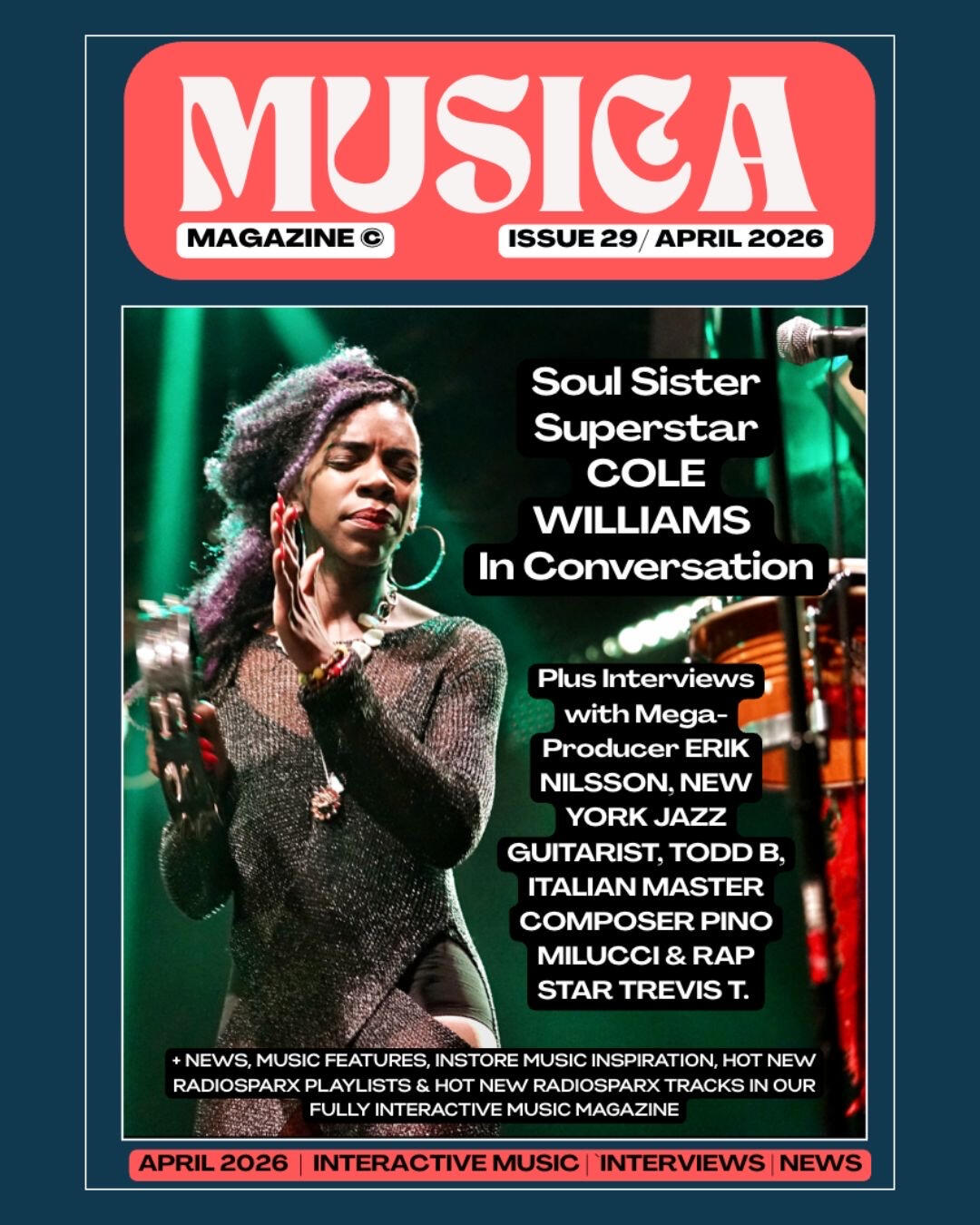 Cole Williams, MUSICA Magazine April 2026 Cover Story Jonathan Forstall and Cole Williams on Great Day Louisiana